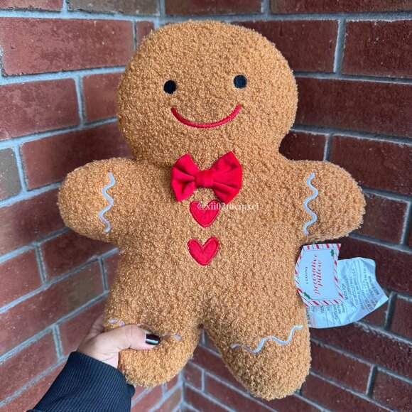 TARGET BULLSEYE PLAYGROUND GINGERBREAD MAN PILLOW 1CT - Picture 1 of 3